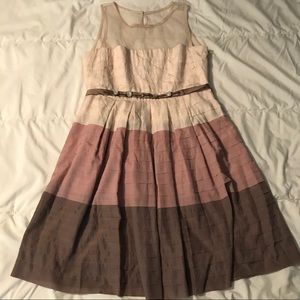 * Rye Taupe and Blush Party Dress